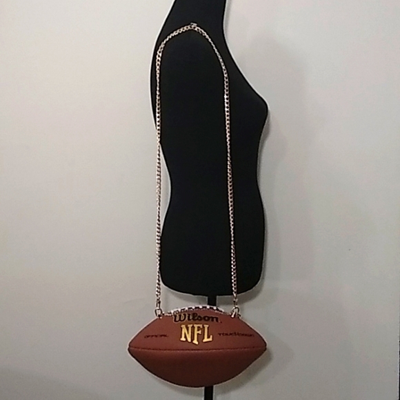HANDMADE BLING BLING Football Purse 🏈 - Picture 6 of 17